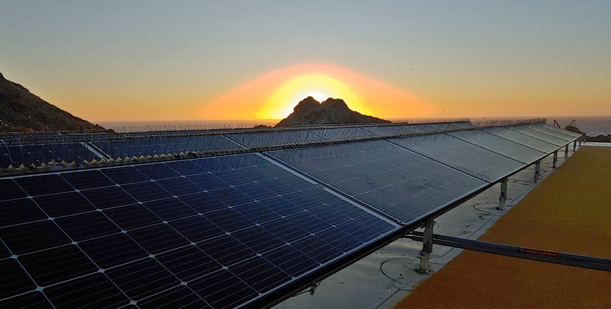 Off grid solar power system rehabilitation on the Farallon Islands by Industrial Solar Consulting
